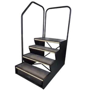 Premium LED Swim Spa Steps with Handrails