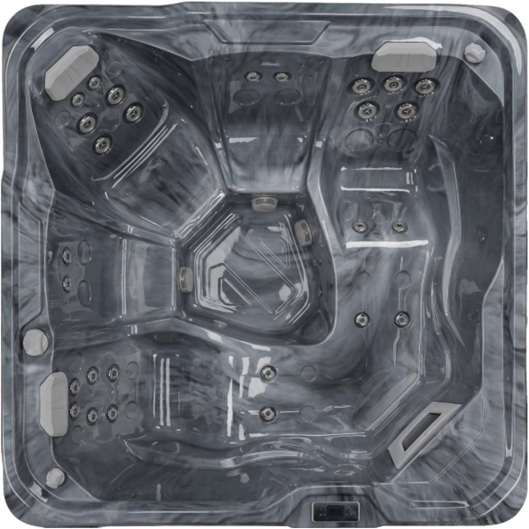 Equinox Nova 570 hot tub in Storm Cloud Grey