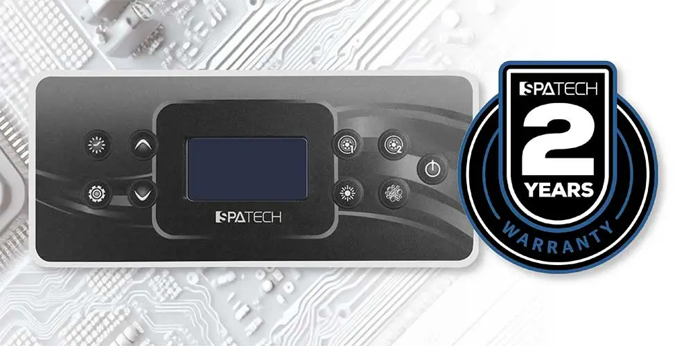 SPATECH MP31 LCD control panel on the Equinox Nova 570